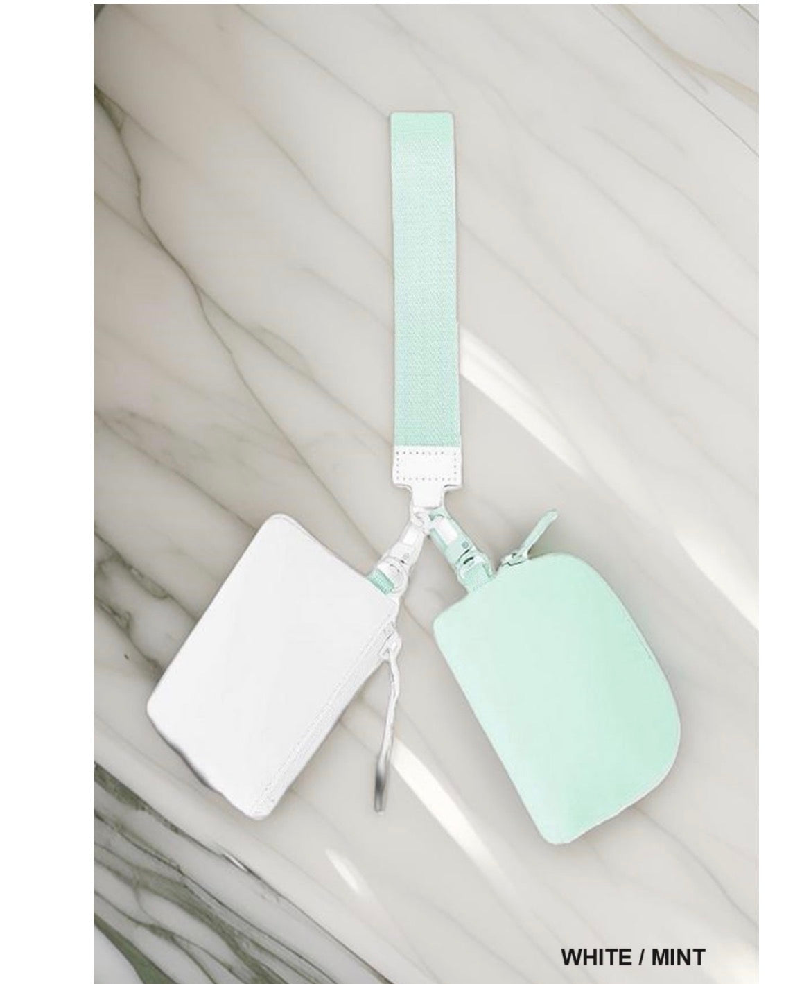 #656 DUAL POUCH WRISTLET KEYCHAIN WALLET