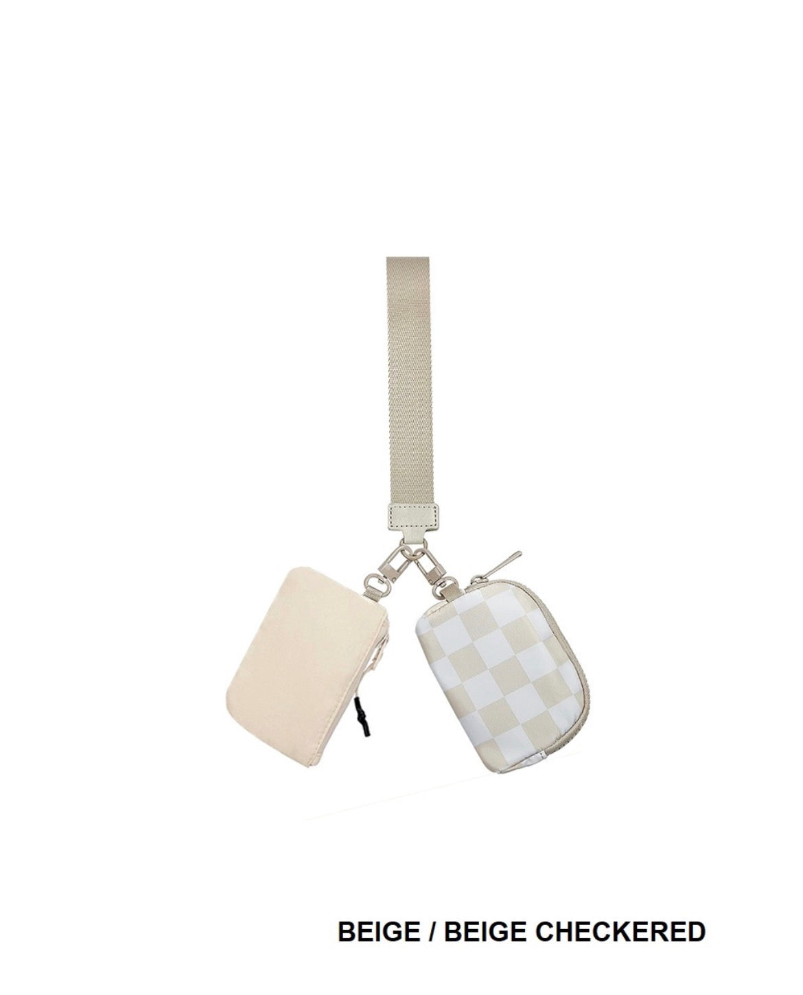 #656 DUAL POUCH WRISTLET KEYCHAIN WALLET