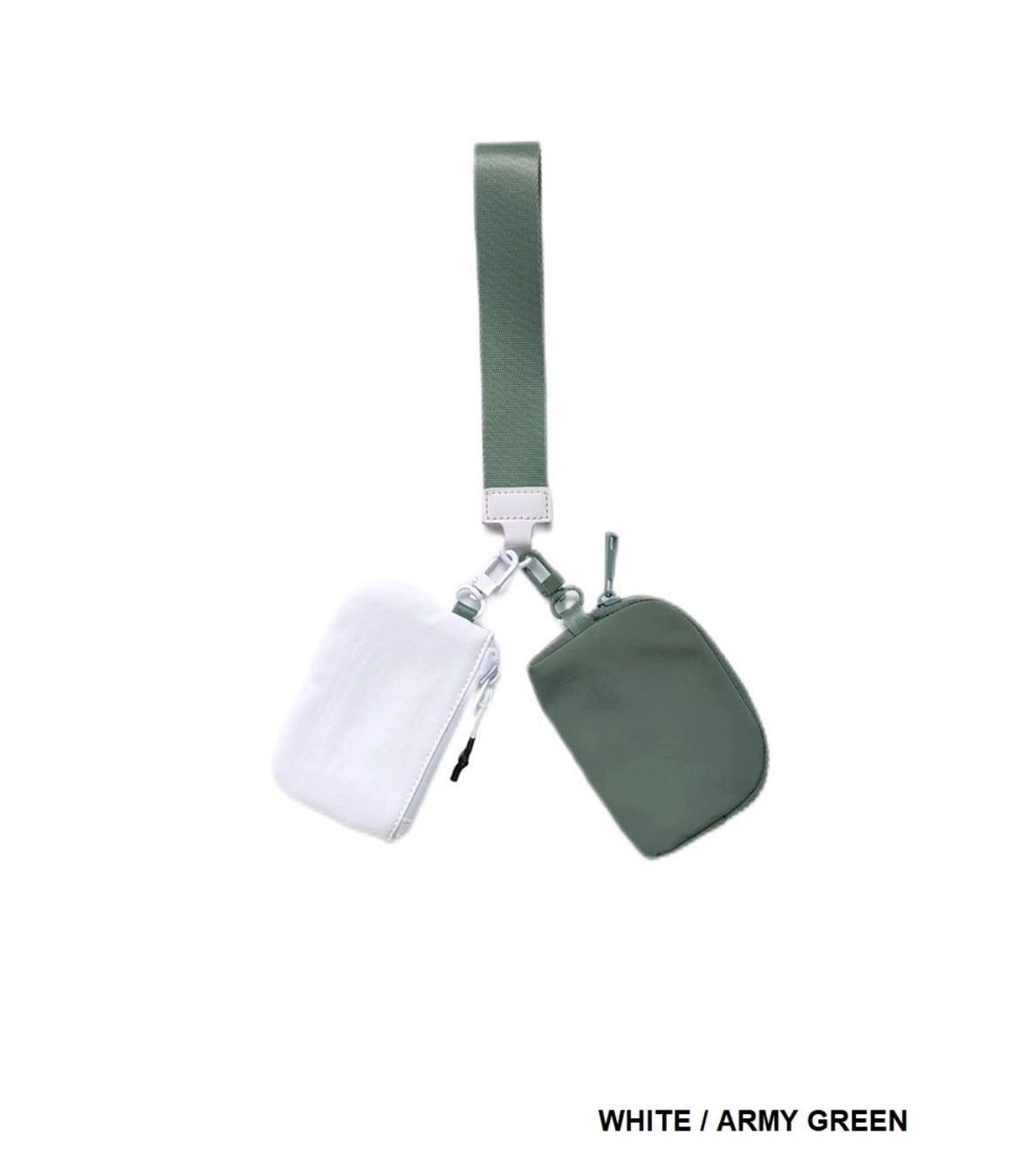 #656 DUAL POUCH WRISTLET KEYCHAIN WALLET