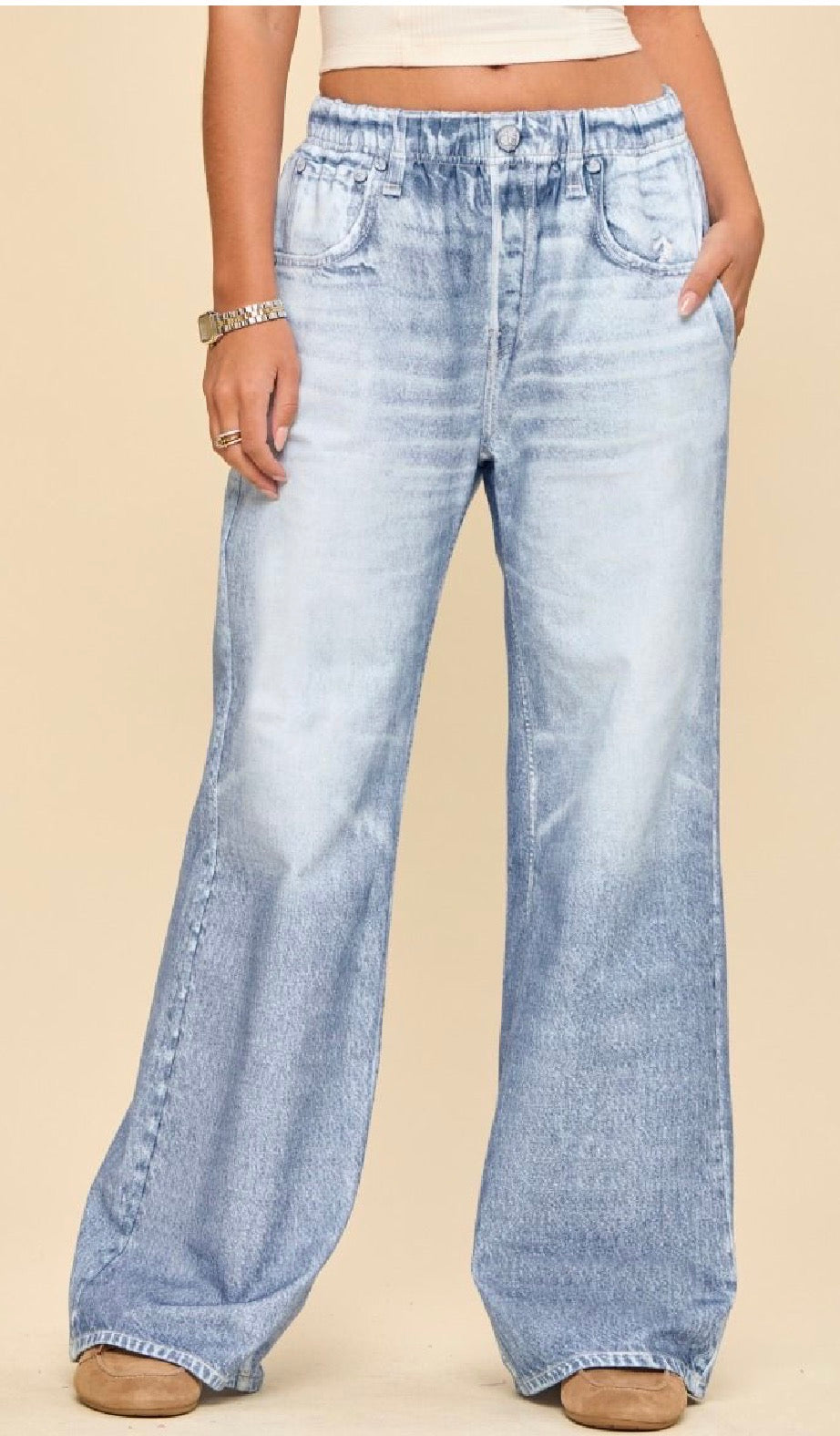 #873 Zenim Denim Pull on Jeans