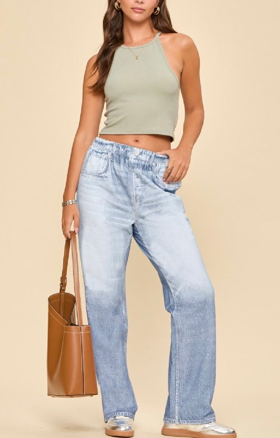 #873 Zenim Denim Pull on Jeans