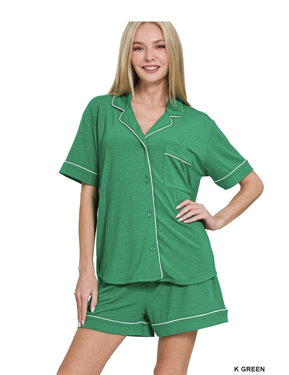 #978 Shorts PJ Set