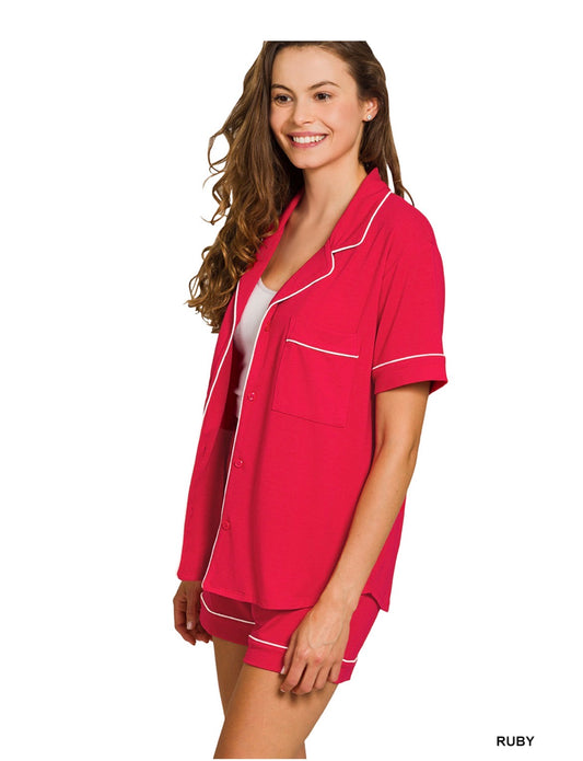 #978 Shorts PJ Set
