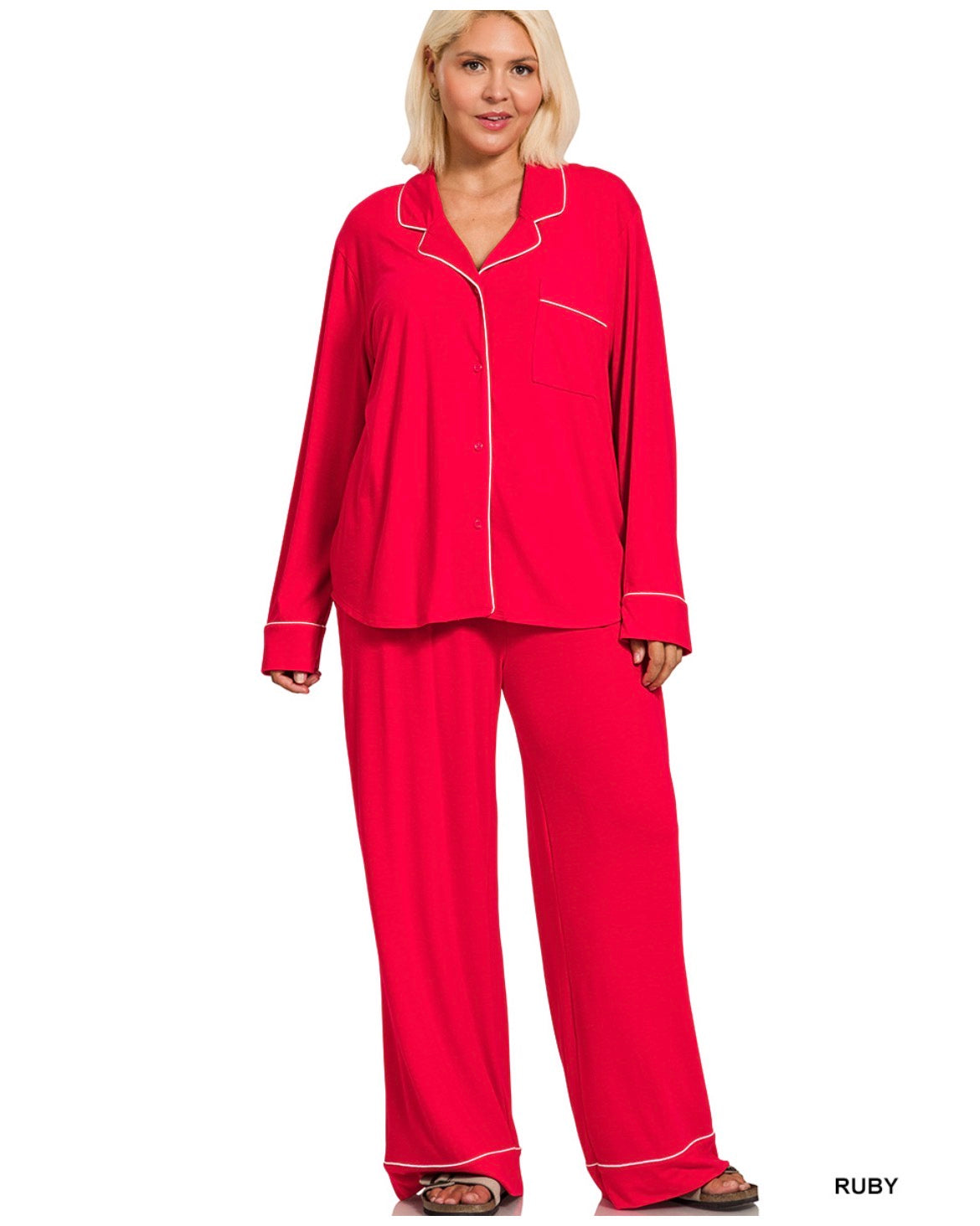 #977 Long Sleeve PJ Set