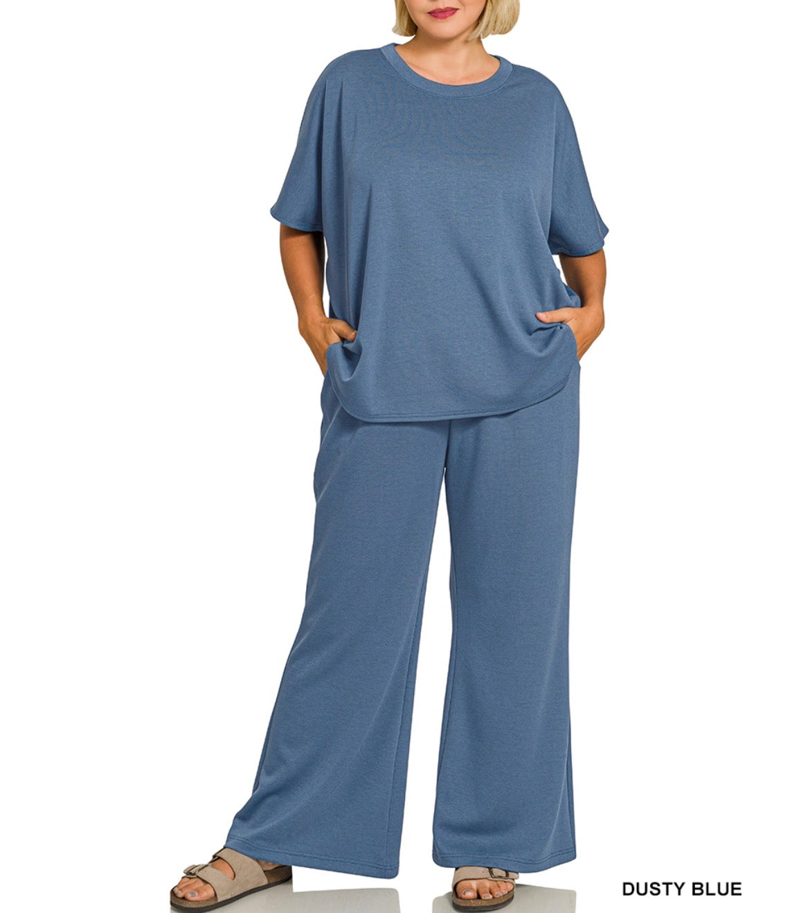 #981 Short Sleeve Scuba Set with Pants