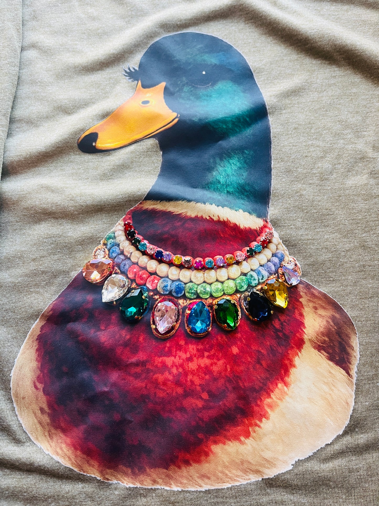 #1002 Bling Duck Muscle Tee