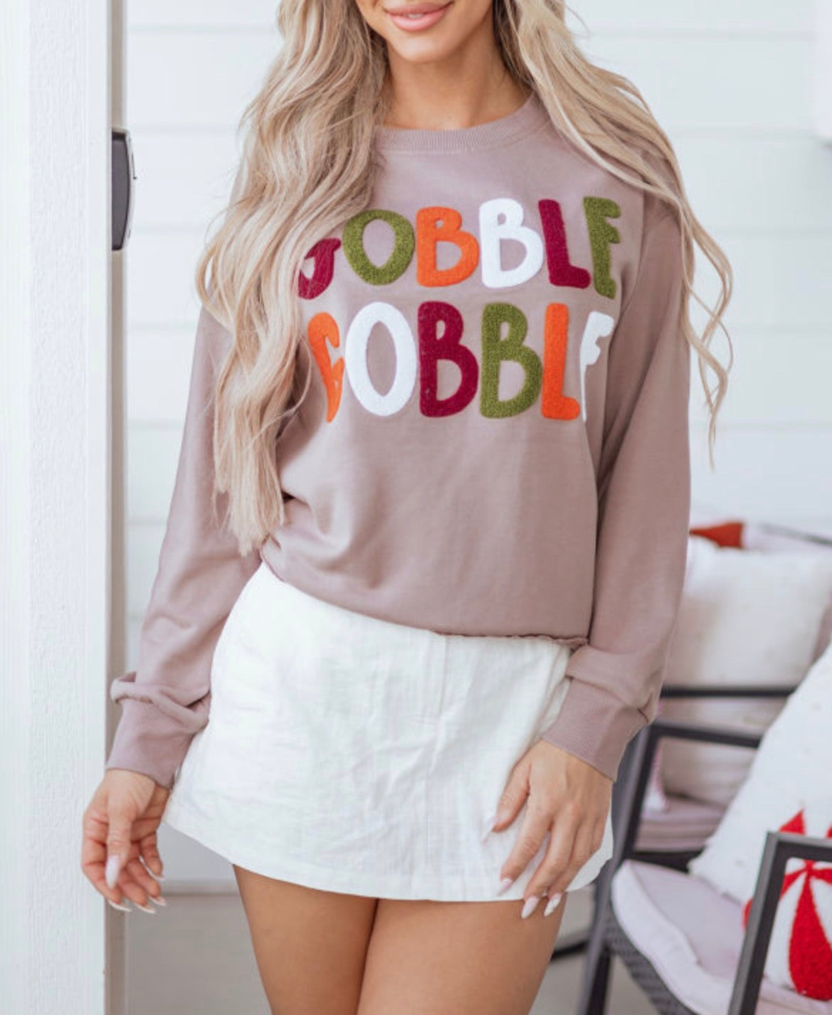 #1012 GOBBLE Thanksgiving Sweatshirt