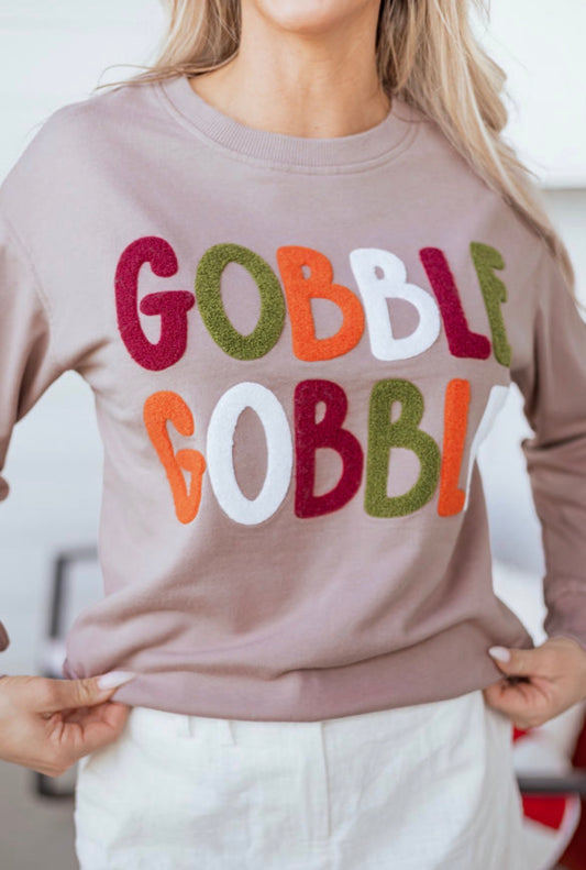 #1012 GOBBLE Thanksgiving Sweatshirt