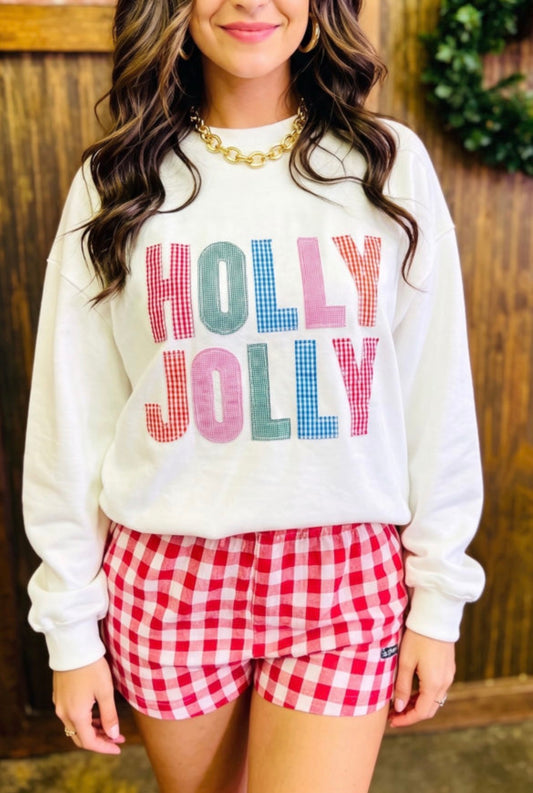 #1112 White Christmas Long Sleeve Sweatshirt