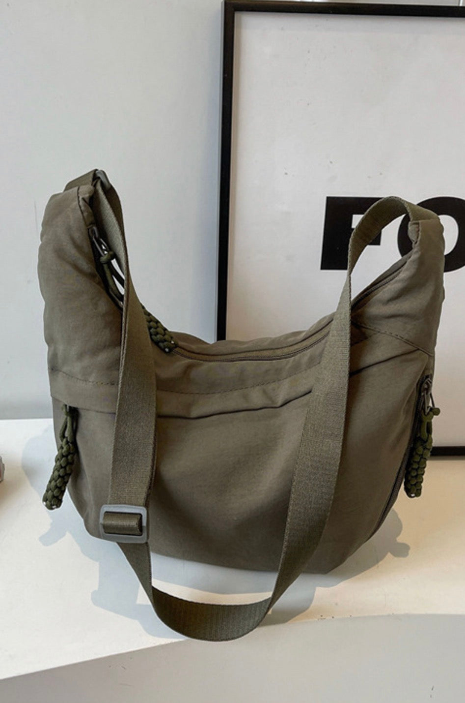 #1097 Large Crescent Cross Body Purse