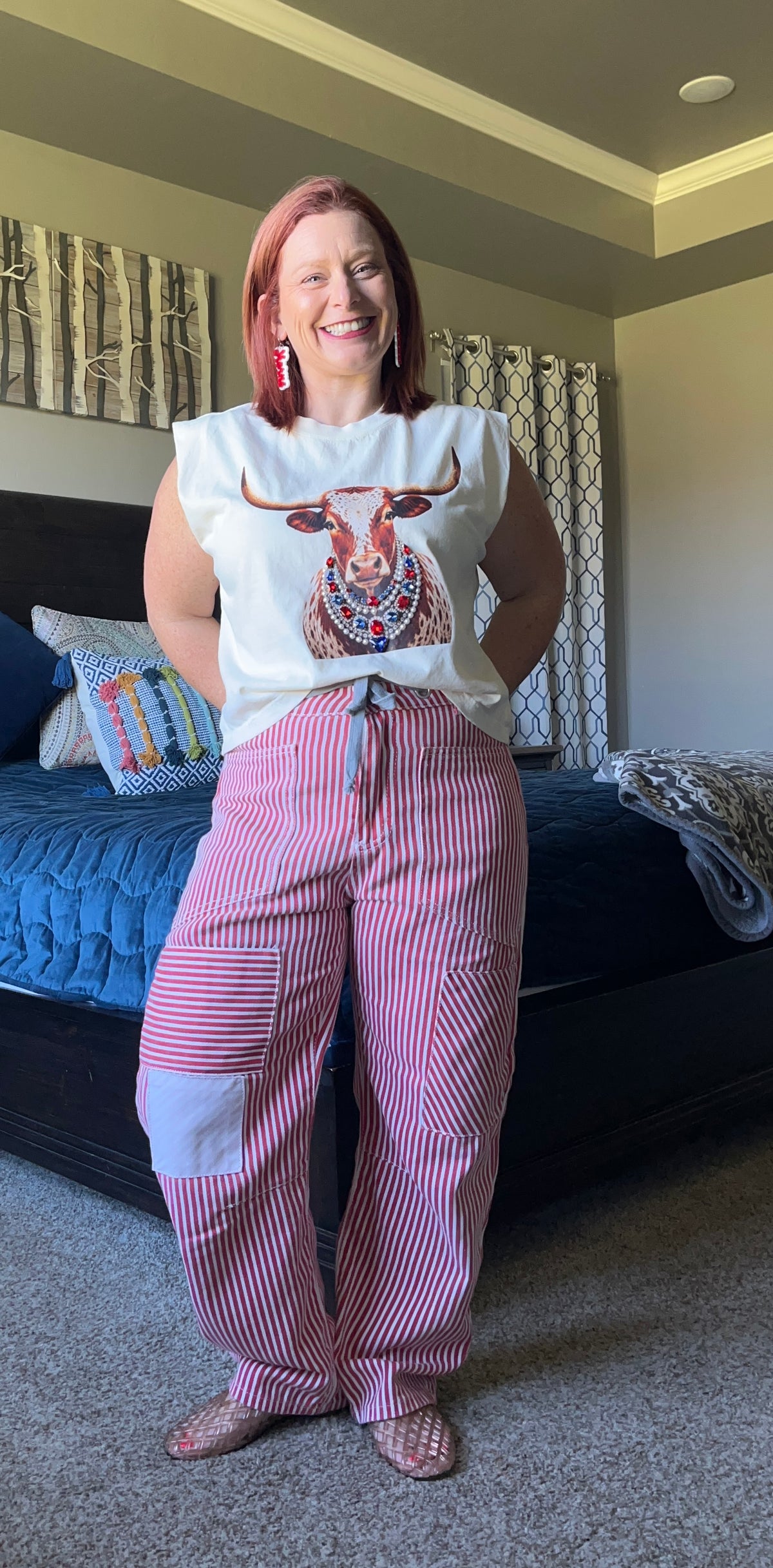 #1191 Longhorn Muscle Tee