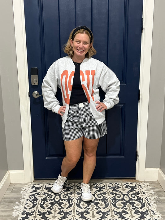 #546 School Spirit Sweatshirt Cardigan