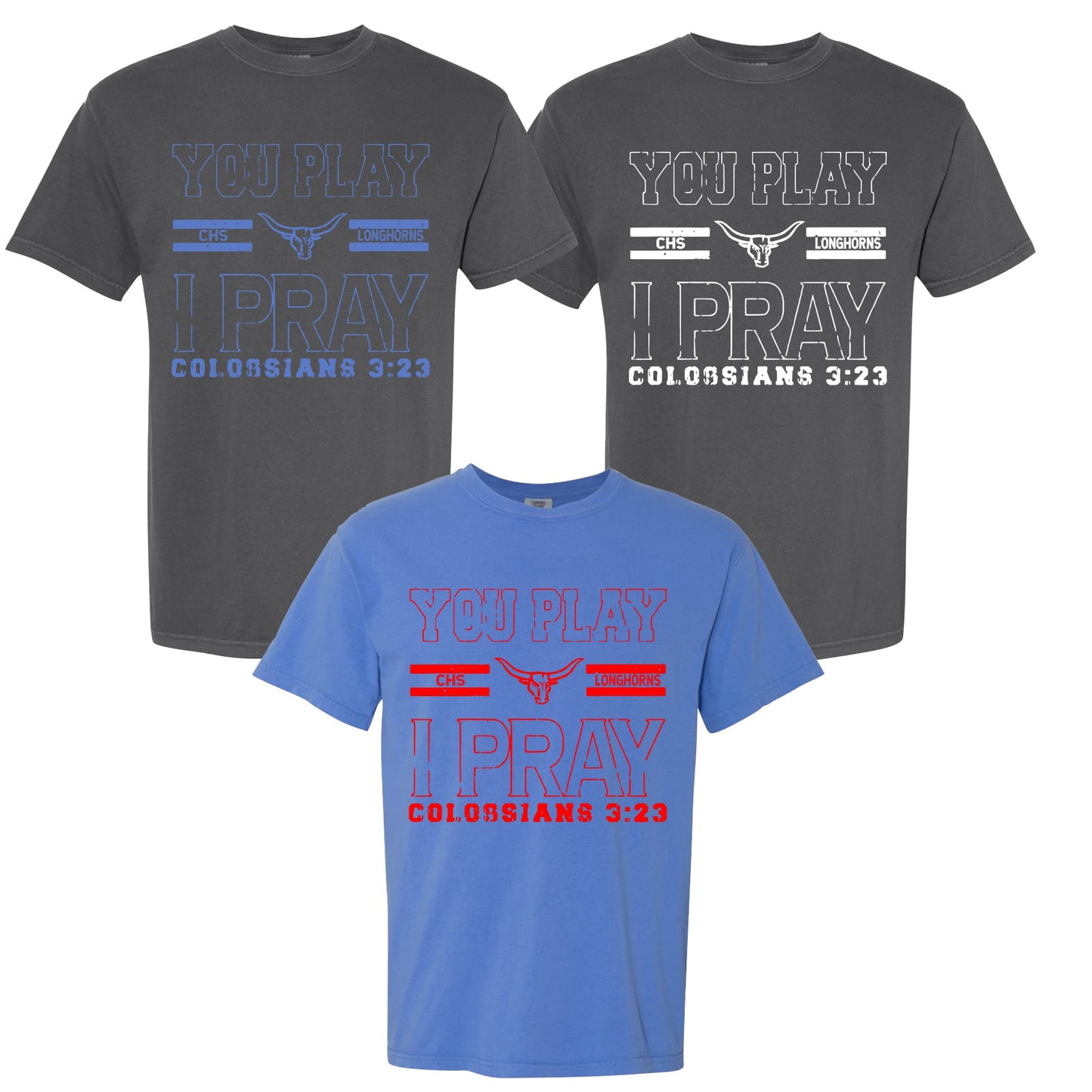 #879 You Play I Pray School Shirts