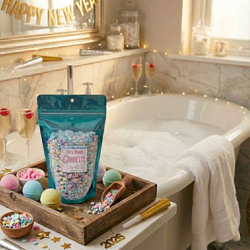 Bath Bomb Confetti, Holiday Kids, Easter Basket Stuffers