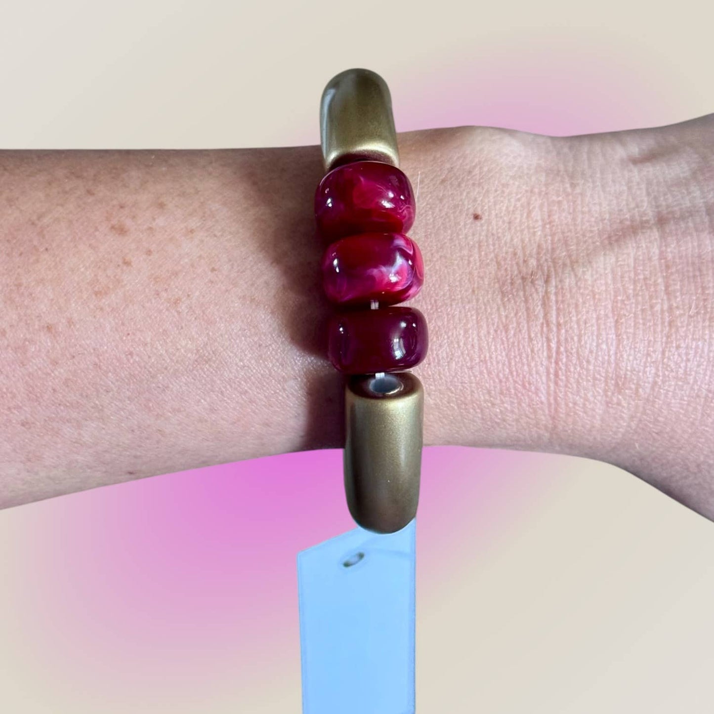 #1110 Game Day Maroon Bracelet