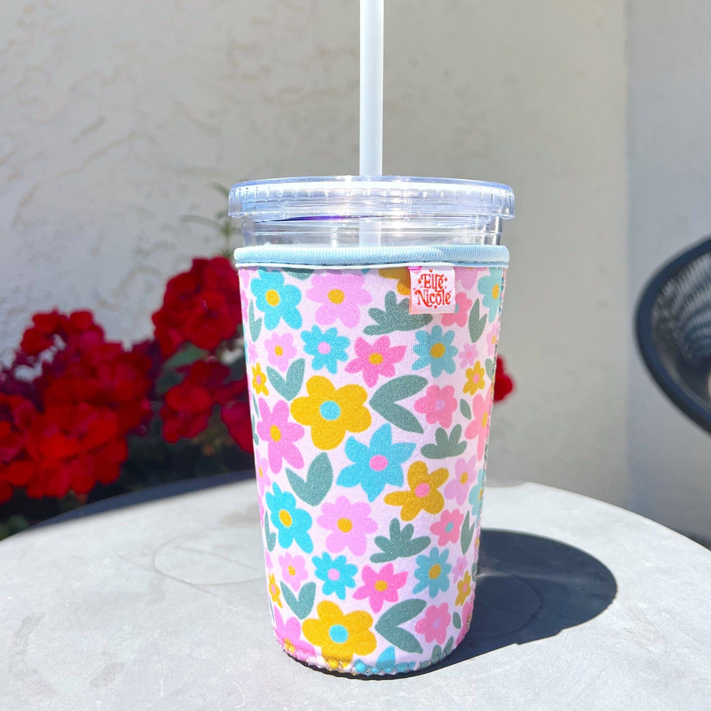 #631 Coffee Cup Cover - Sage Bloom