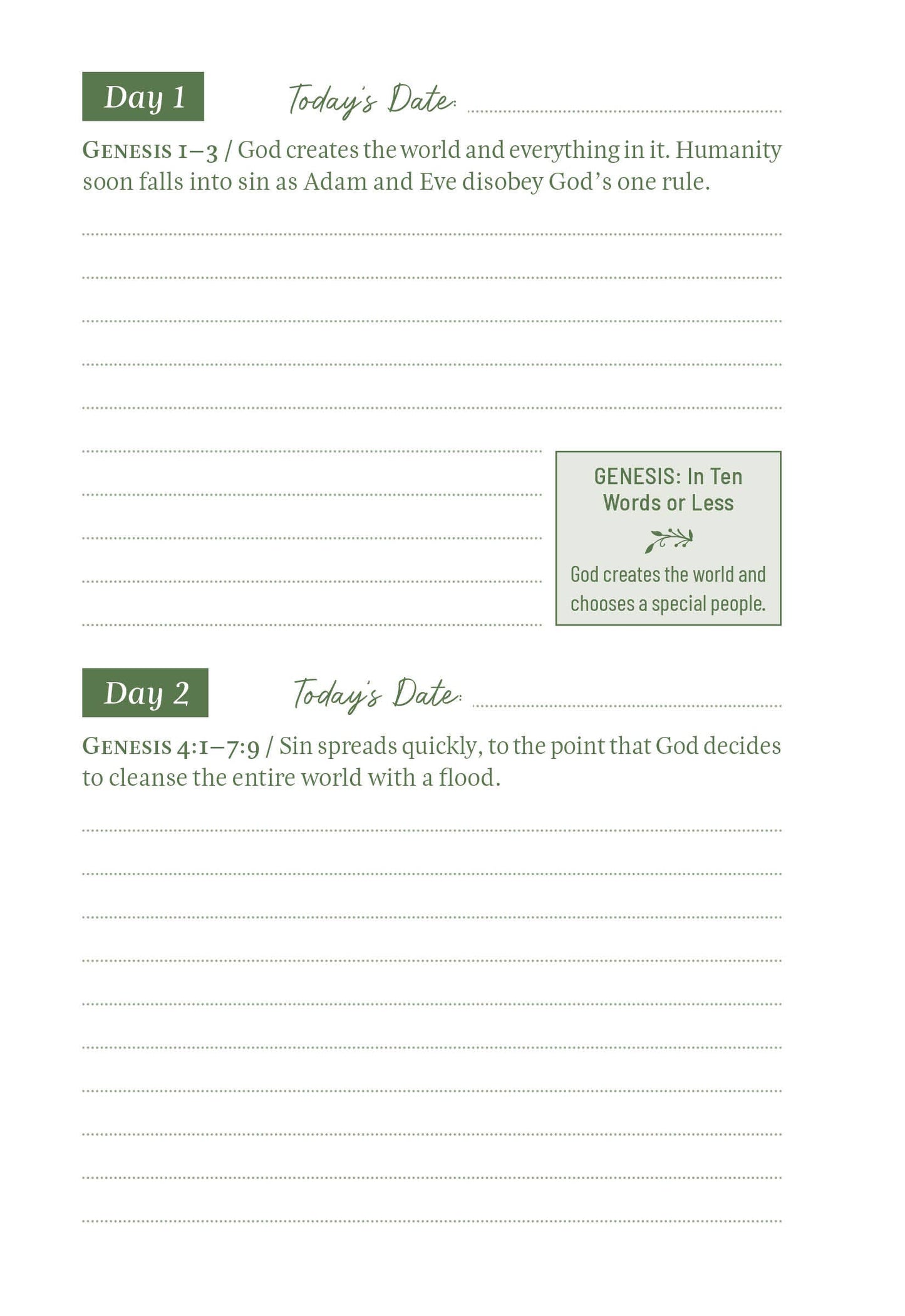 #628 Know Your Bible Day by Day