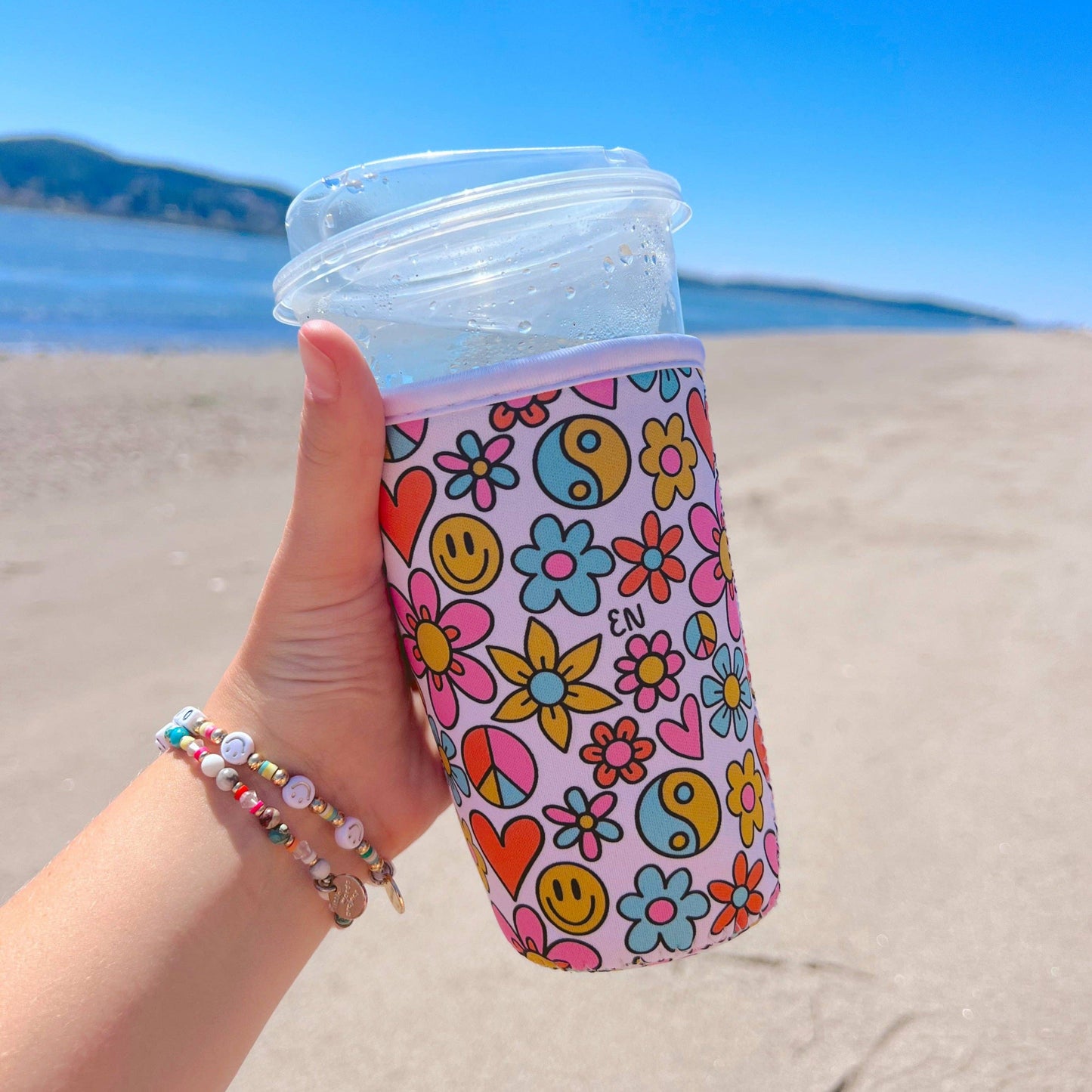 #197 Cutie Cup Cover - Funky Floral