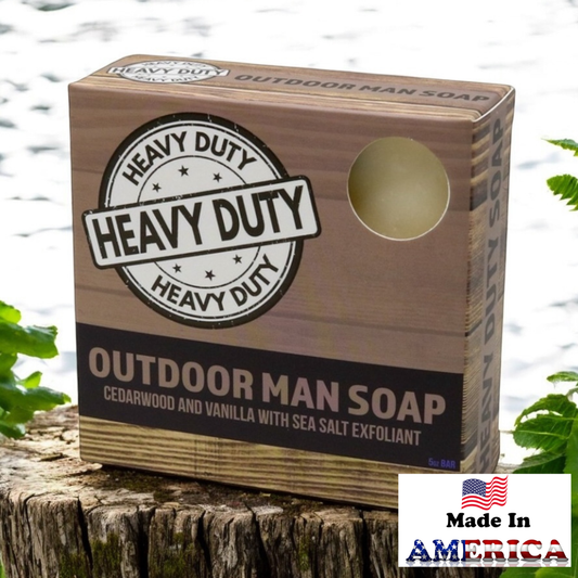 Outdoor Man Heavy Duty Soap | Cedarwood & Vanilla