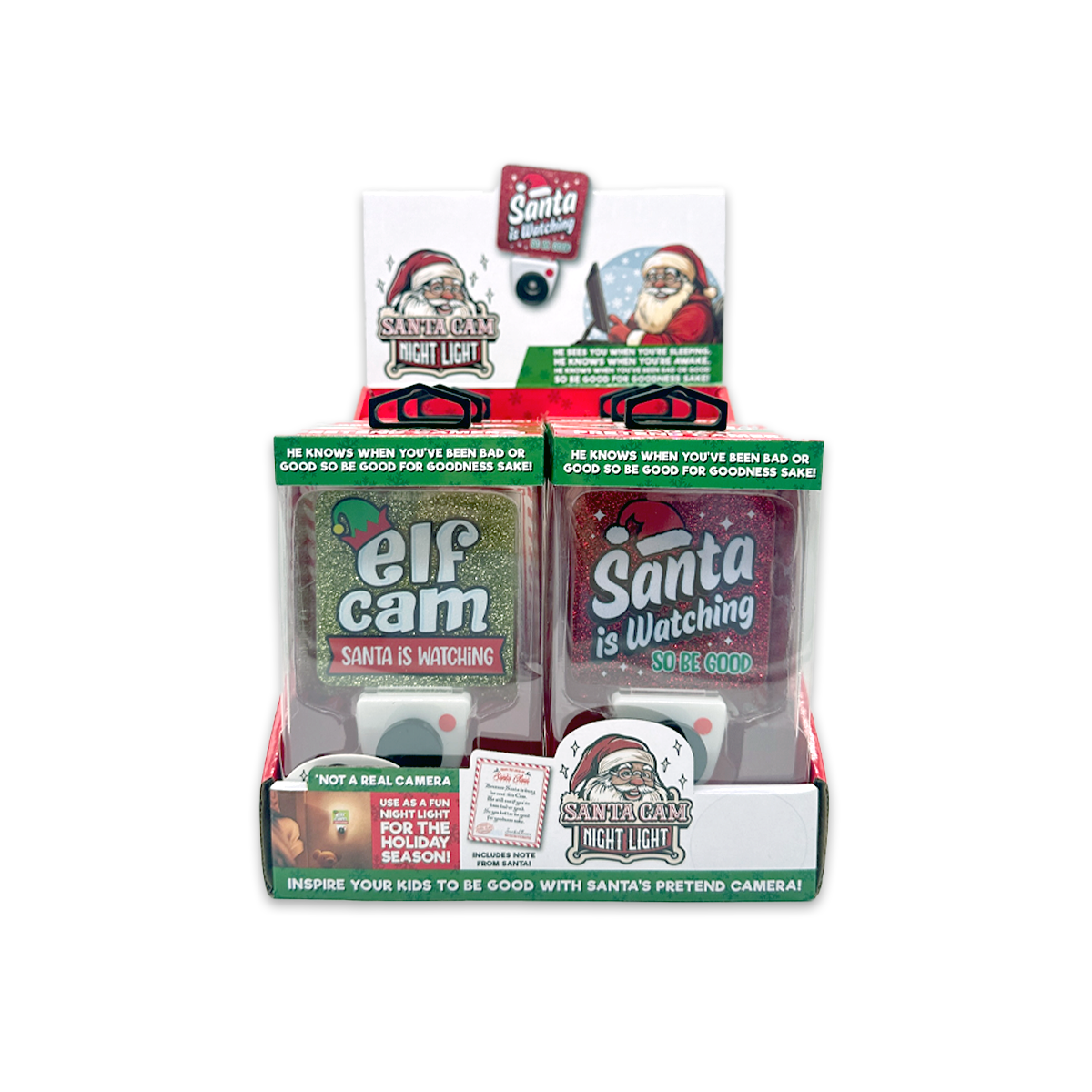 #1006 Christmas Santa Cam Night Light
