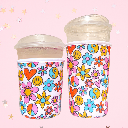 #197 Cutie Cup Cover - Funky Floral