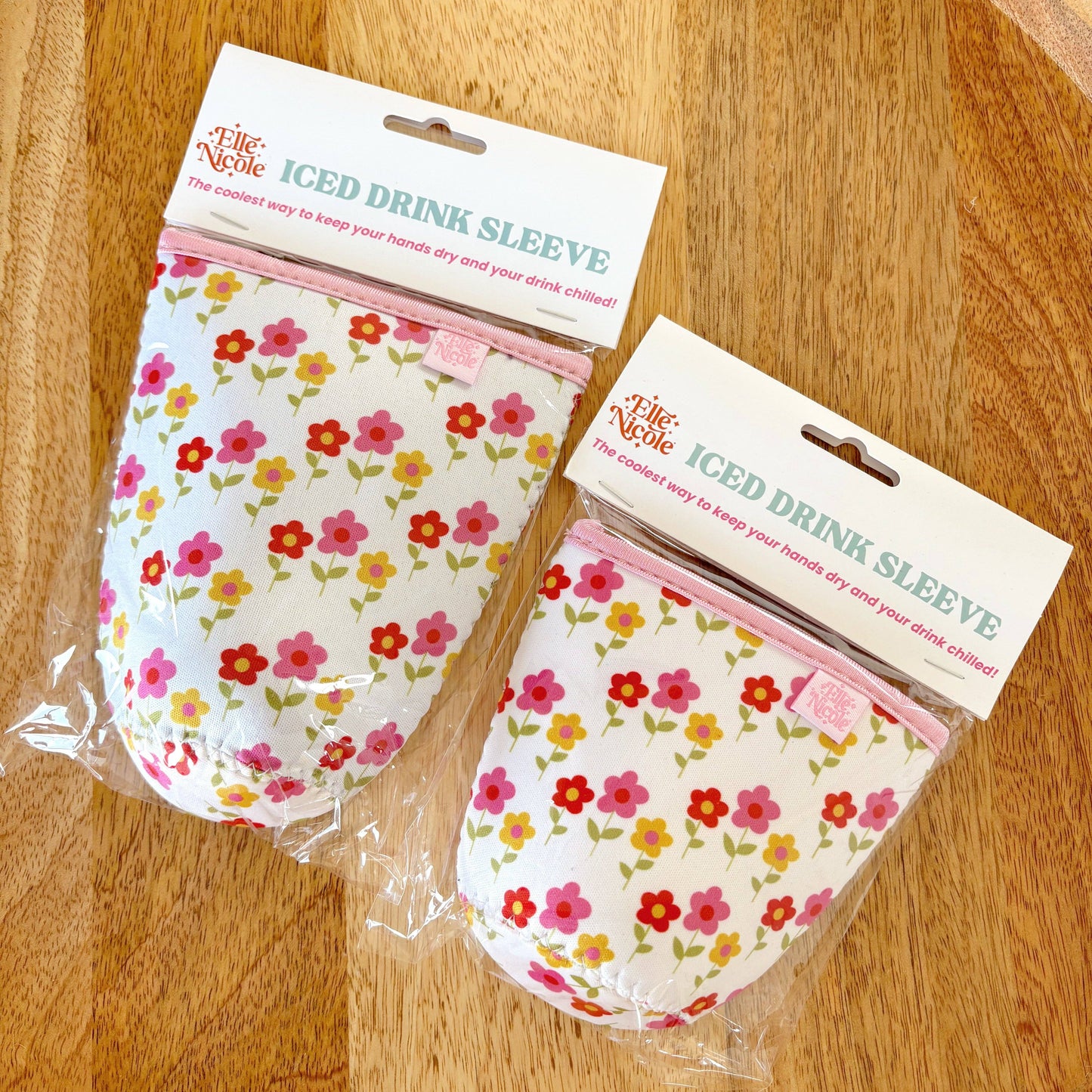 #637 Coffee Cup Cover - Mod Floral