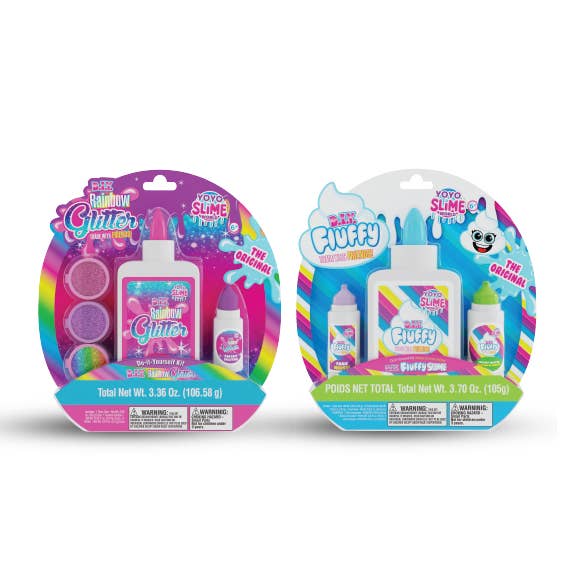 #495 DIY Fluffy & Glitter Slime Kit for Kids