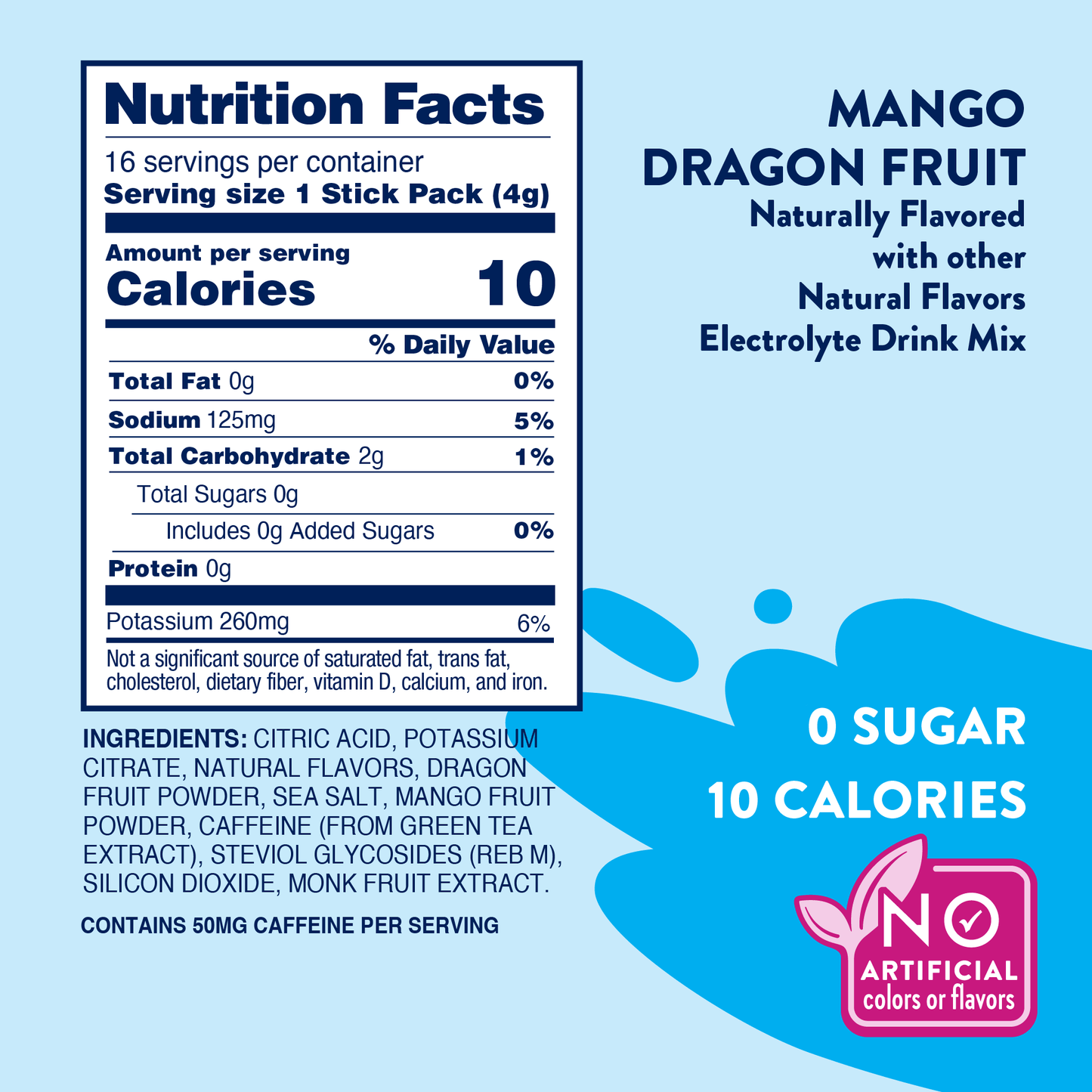 #1003 Refresher Stix 16 ct - Mango Dragon Fruit