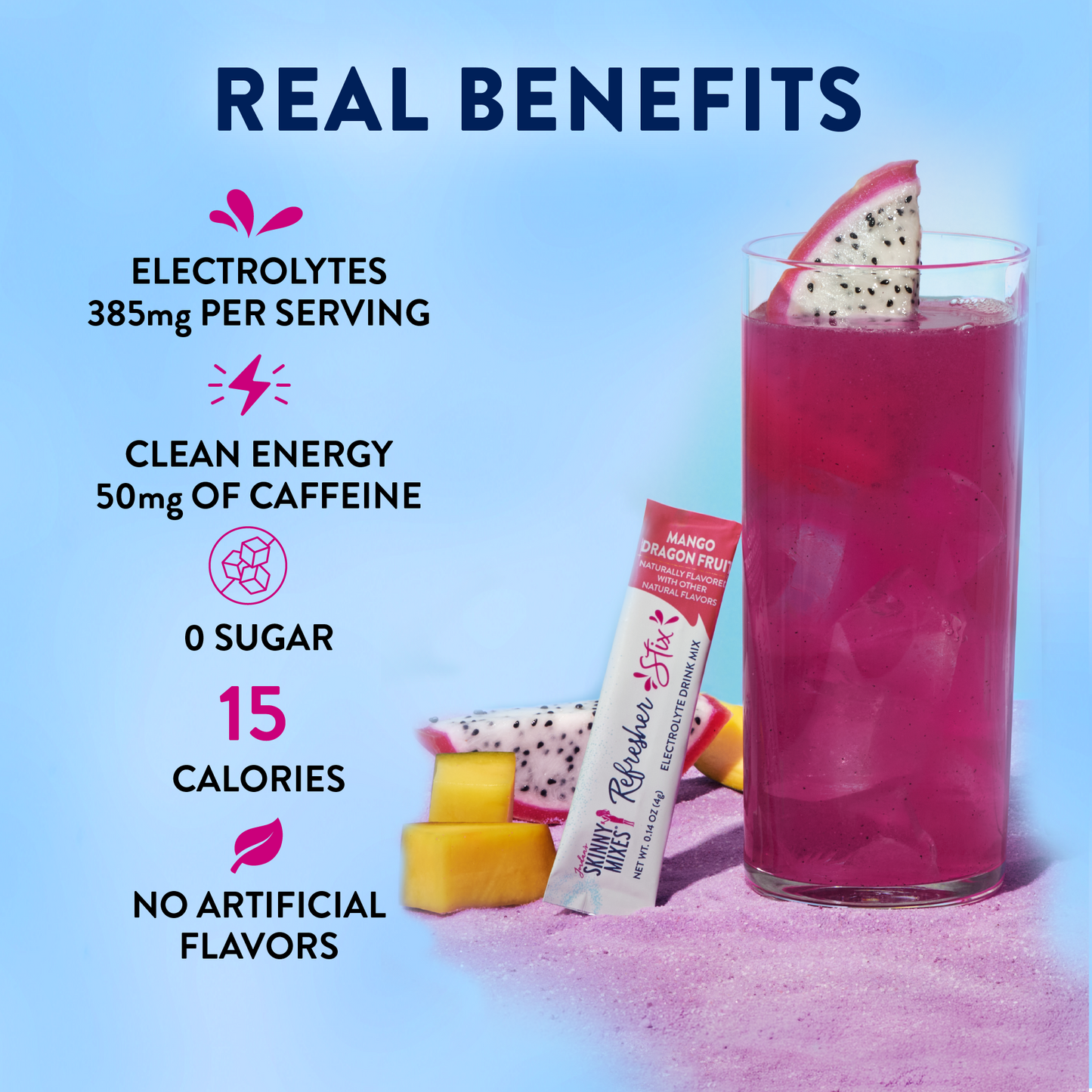 #1003 Refresher Stix 16 ct - Mango Dragon Fruit