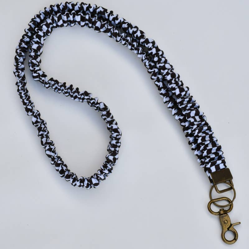 #1030 Checkered Lanyards and Leopard Lanyards