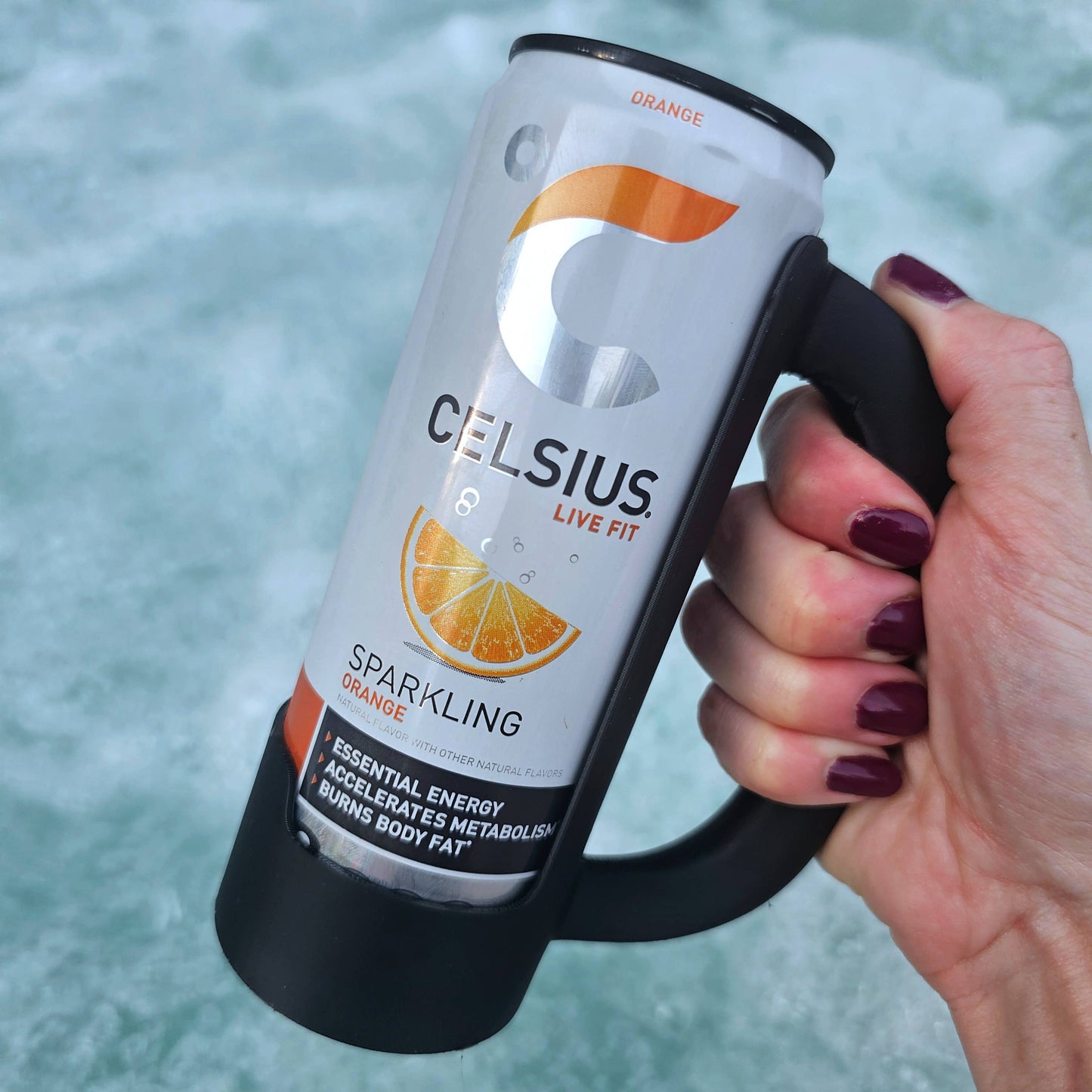 #538 12 oz Slim Can Holder Handle