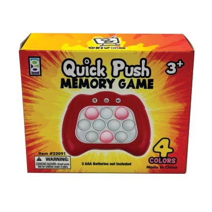 QUICK PUSH MEMORY GAME  6/BOX