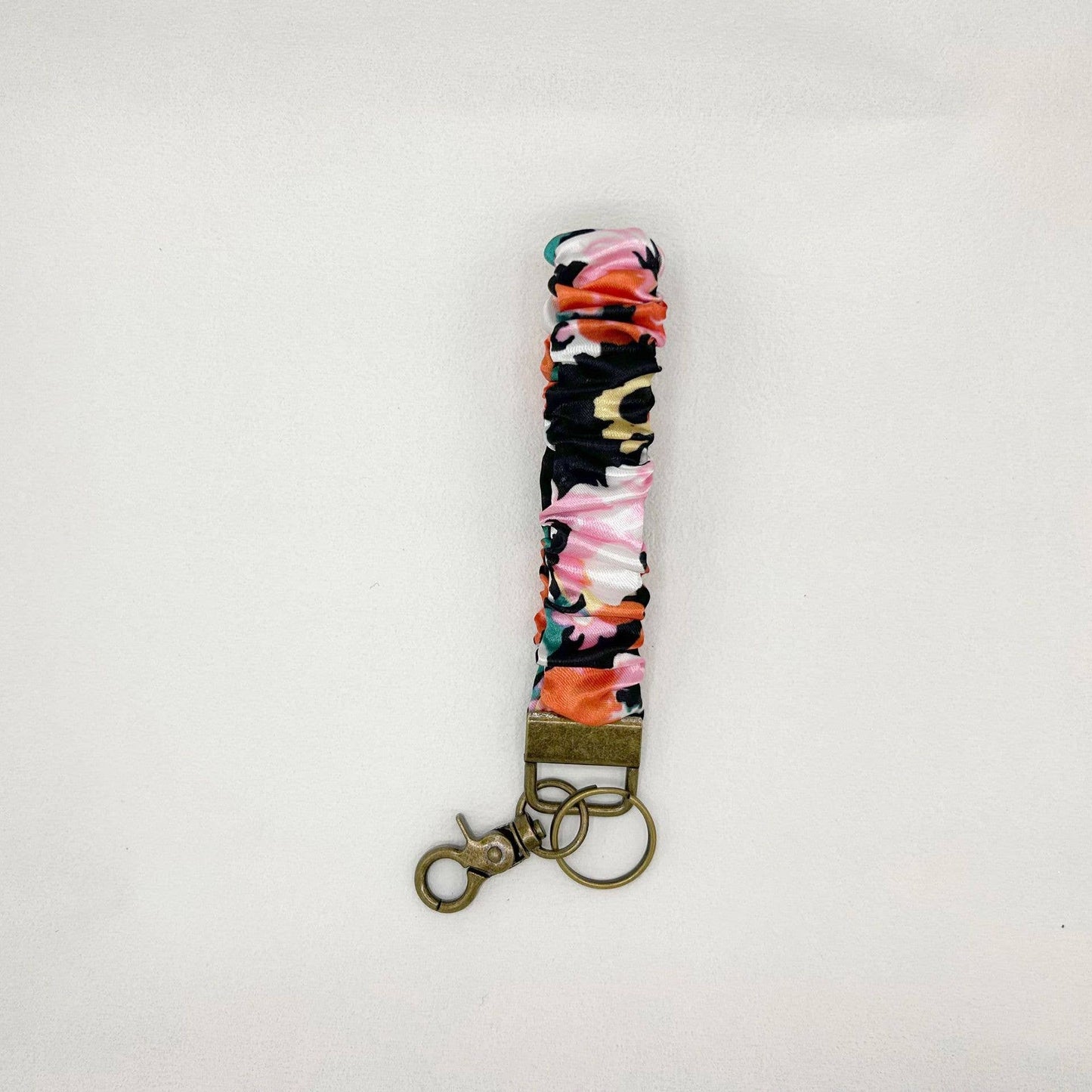 #1031 Scrunchie Lanyard Keychain