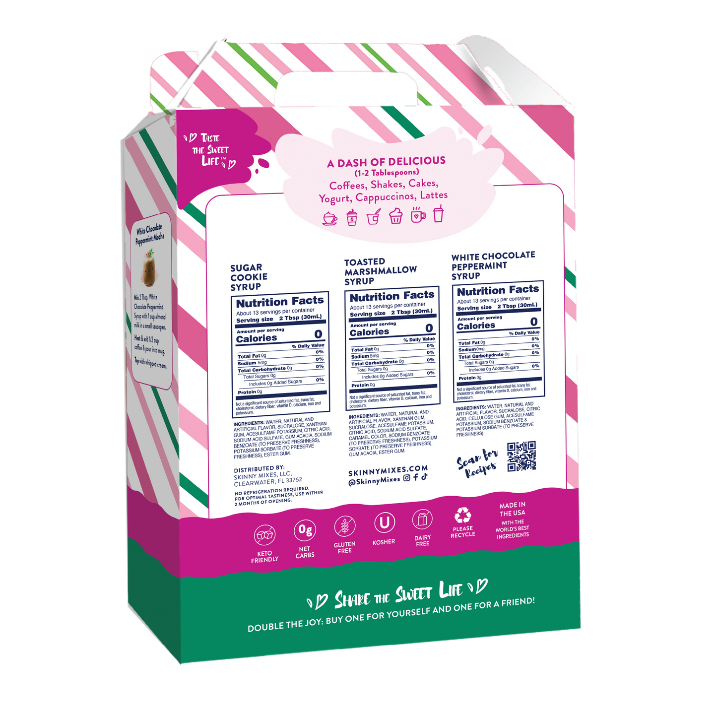 #583 Holiday Barista Syrup Trio - Sugar Free Gift Set