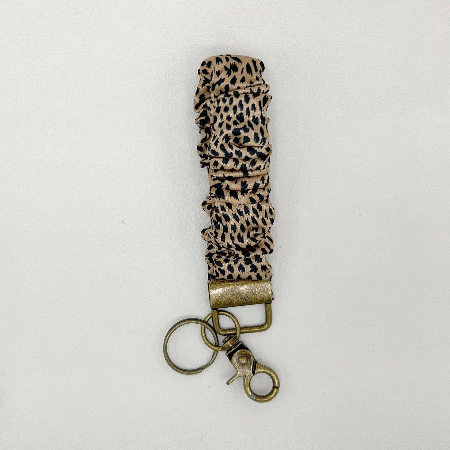#1031 Scrunchie Lanyard Keychain